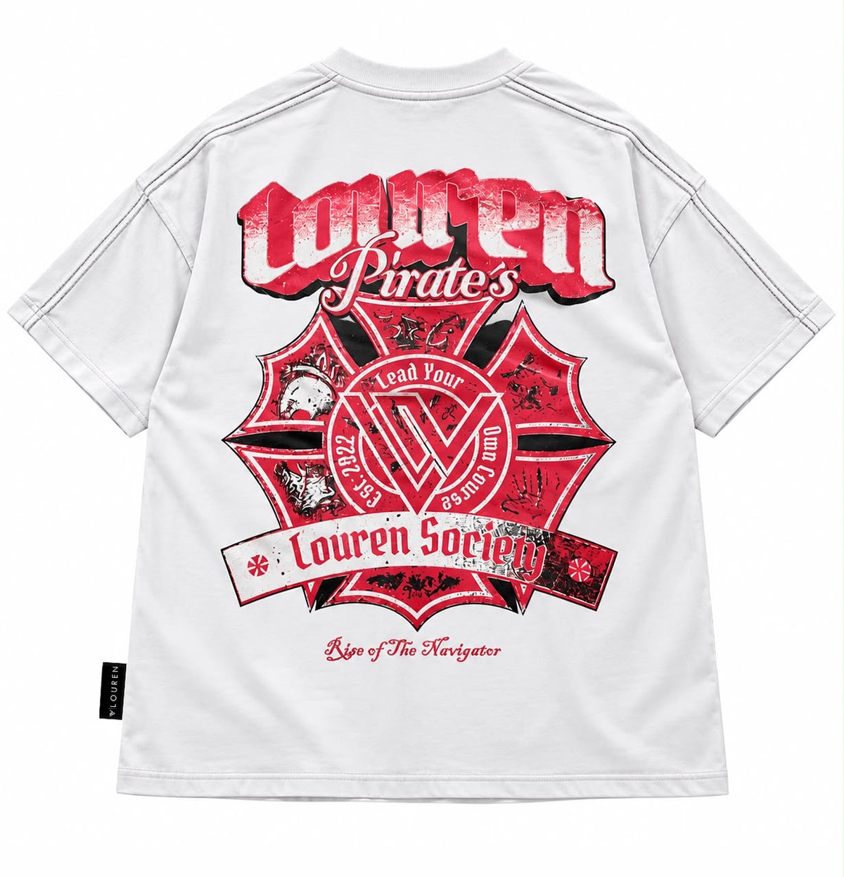 RED | LRN PIRATES WHITE